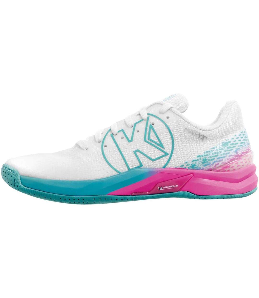 Baskets Attack Pro 2.0 Femme Blanc Turquoise Pâle Kempa-2