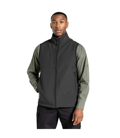 Mens Expert Basecamp Softshell Body Warmer Black Craghoppers
