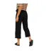 Womens/ladies Relaxed Wide Leg Trousers Black Brave Soul-3