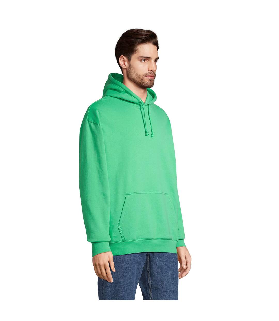 Sweat À Capuche Condor Adulte Vert Printemps SOLS-3