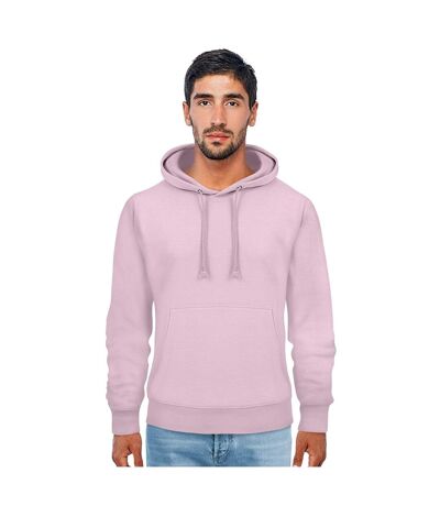 Mens Ringspun Cotton Hoodie Light Pink Casual Classics