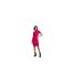 Robe Moulante Manches Courtes Sareply Femme Rose Vif Hugo-1
