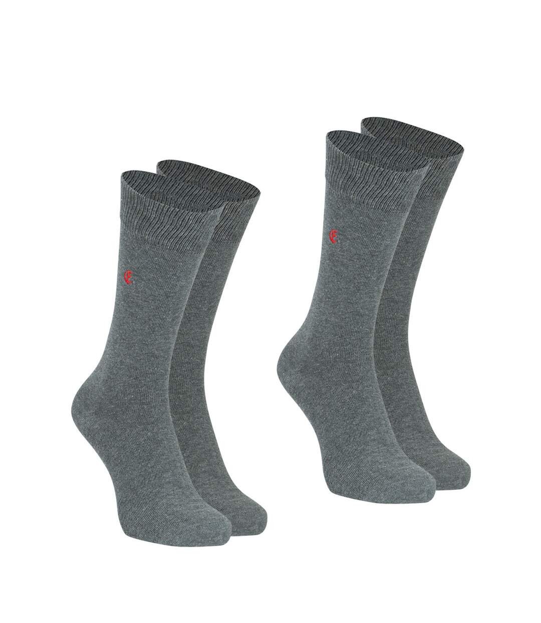 Lot de 2 paires de mi-chaussettes Coton Peigné homme Eminence-2