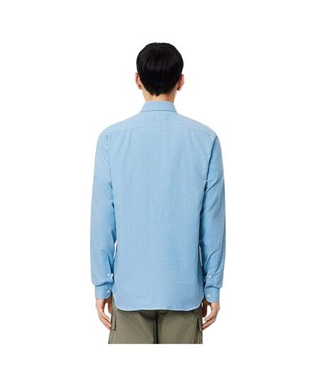 Mens Regular Long-sleeved Shirt Pastel Cornflour Blue Lacoste