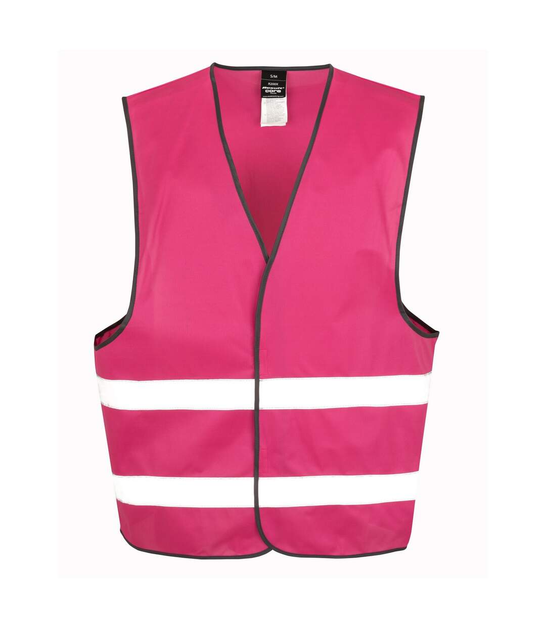Gilet haute visibilité core enhanced adulte framboise SAFE-GUARD by Result-1