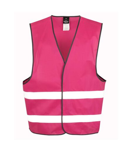 Gilet haute visibilité core enhanced adulte framboise SAFE-GUARD by Result