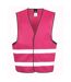 Gilet haute visibilité core enhanced adulte framboise SAFE-GUARD by Result-1