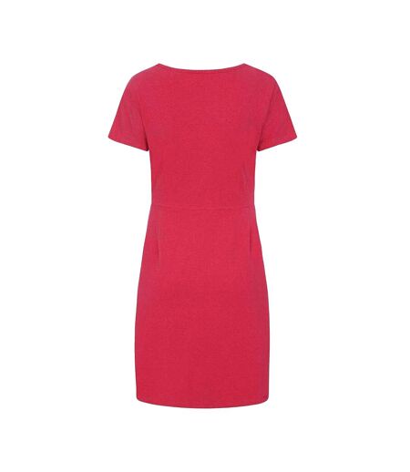 Robe Mancherons Motif/style Uni Femme Corail Foncé Lazy Jacks