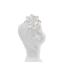 Vase Déco en Porcelaine Young Lady 24cm Blanc-2