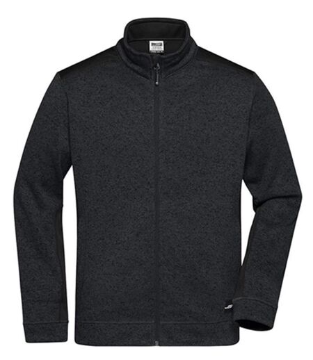 Veste polaire tricot de travail - Homme - JN862 - noir