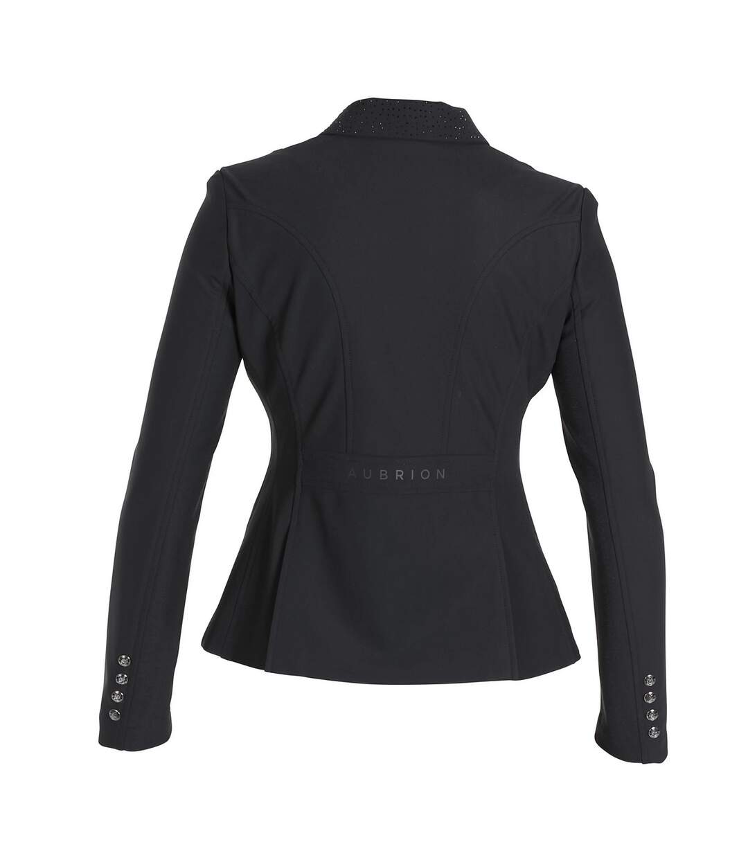 Womens/ladies newton horse riding jacket black Aubrion-2