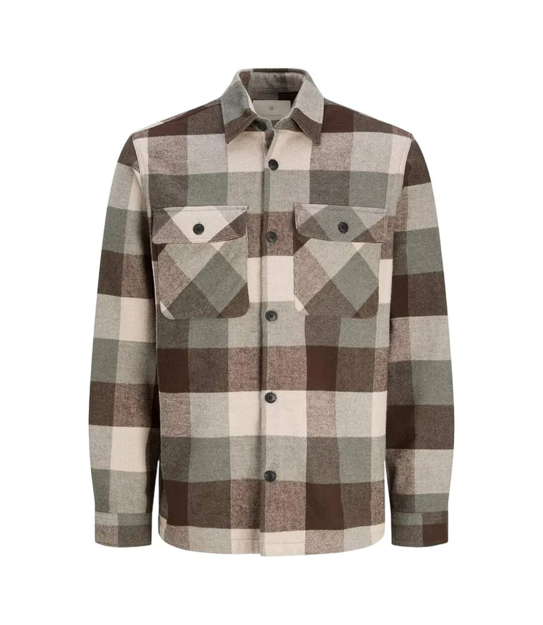 Mens Raymond Shacket Agave Green Jack And Jones-2