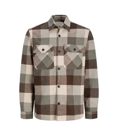 Mens Raymond Shacket Agave Green Jack And Jones