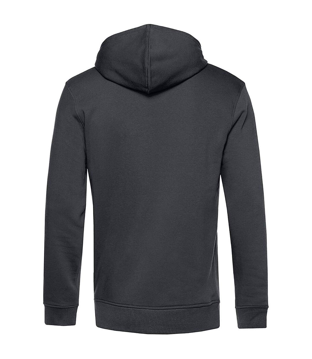 B&C Sweat à capuche zippé biologique pour hommes (Asphalte) - UTRW8037