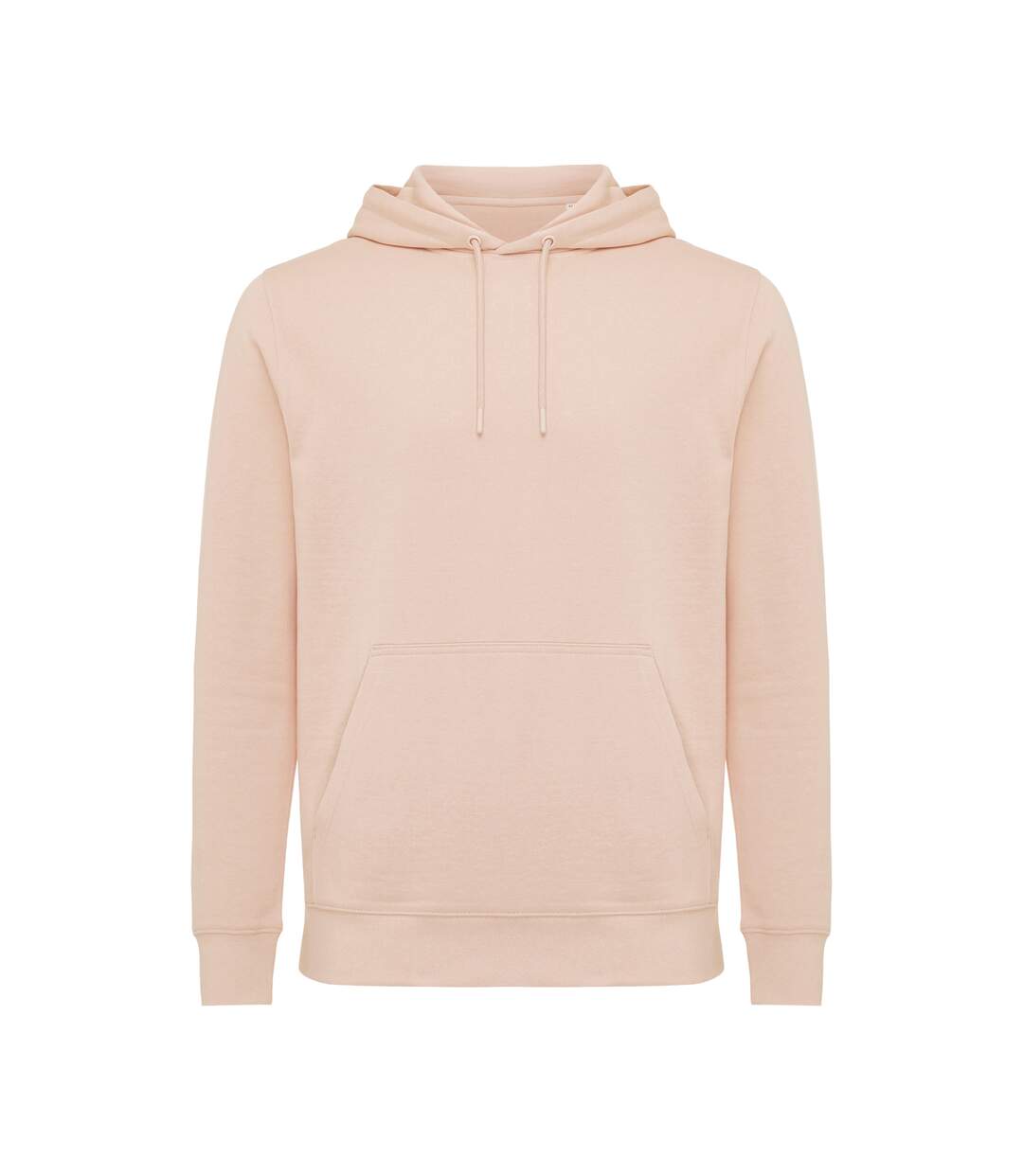 Unisex adult rila recycled cotton lightweight hoodie peach nectar Iqoniq-1