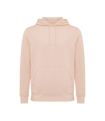 Unisex adult rila recycled cotton lightweight hoodie peach nectar Iqoniq
