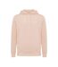 Unisex adult rila recycled cotton lightweight hoodie peach nectar Iqoniq-1