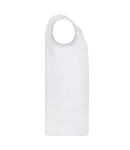Mens Valueweight Athletic Vest Top White Fruit Of The Loom