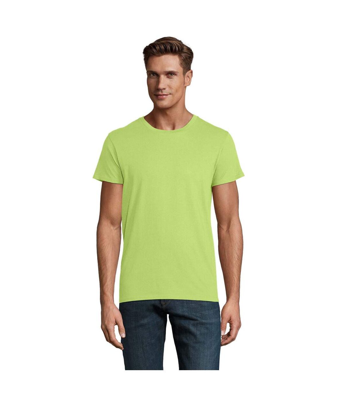 SOLS Mens Crusader Organic T-Shirt (Apple Green)