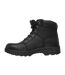 Mens Workshire Leather Steel Toe Cap Safety Boots Black Skechers-2