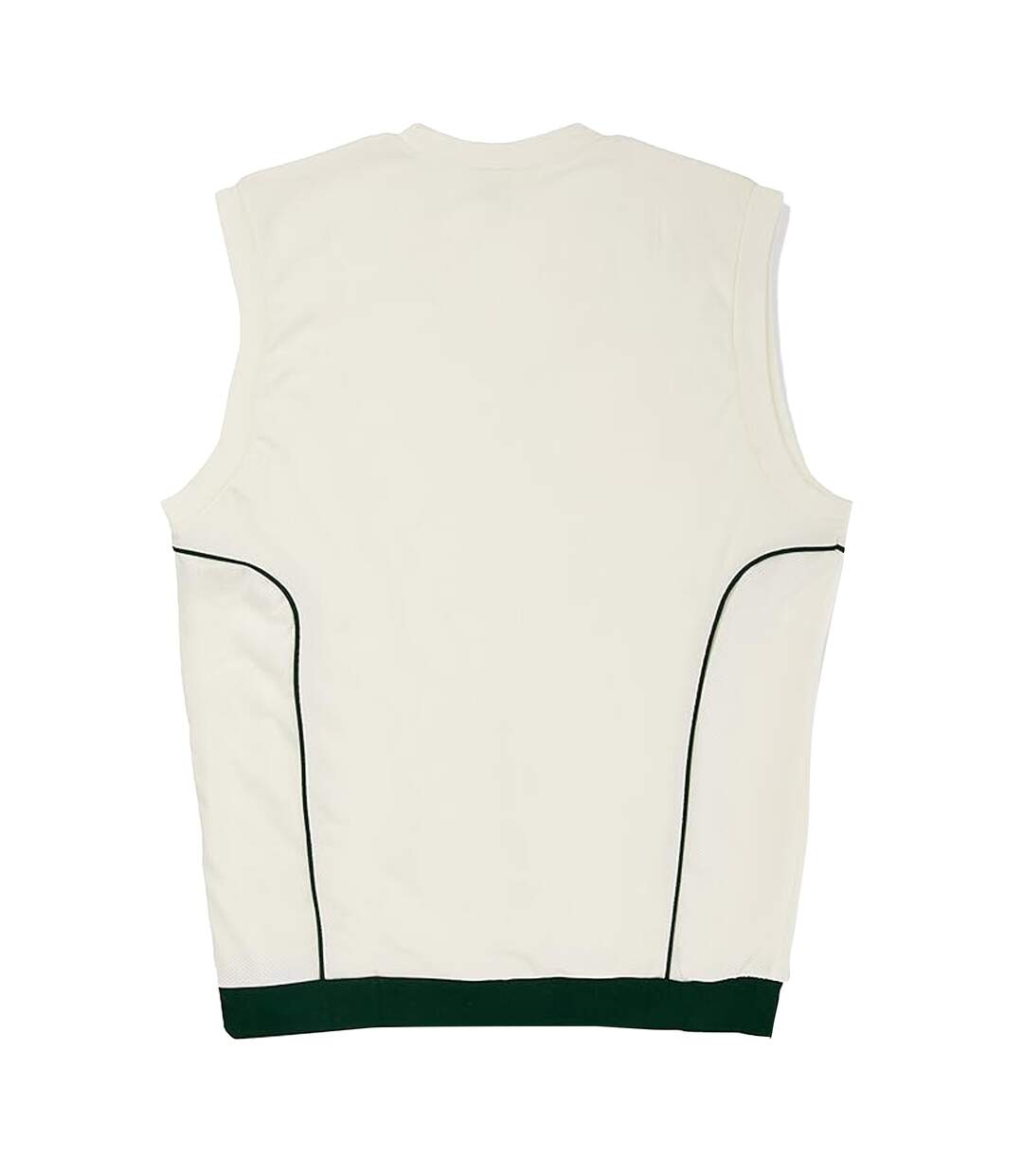 Unisex Adult Fleece Cricket Vest White Navy Carta Sport-1