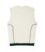 Unisex Adult Fleece Cricket Vest White Navy Carta Sport-1