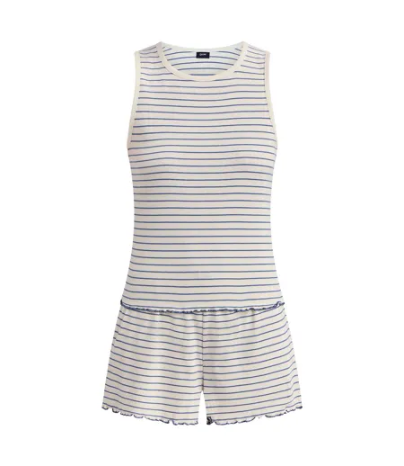 Ensemble pyjama short jersey Slow Days Fresh Vibes