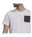 T-shirt Homme Blanc Adidas-3