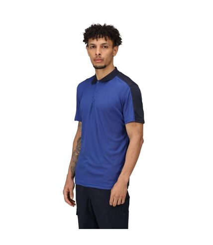 Polo de sport contrast homme bleu clair / bleu marine Regatta