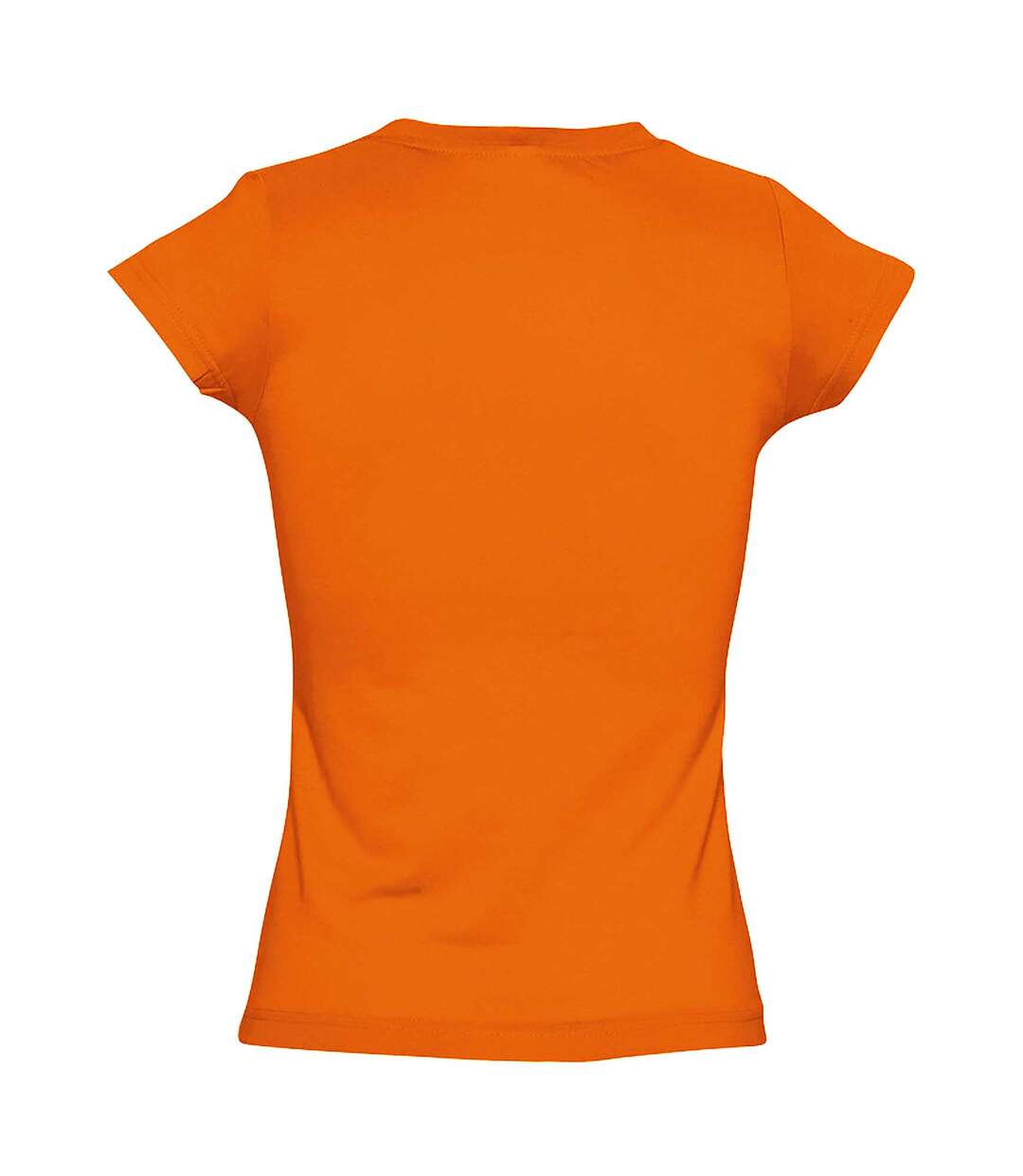 T-shirt manches courtes moon femme orange SOLS