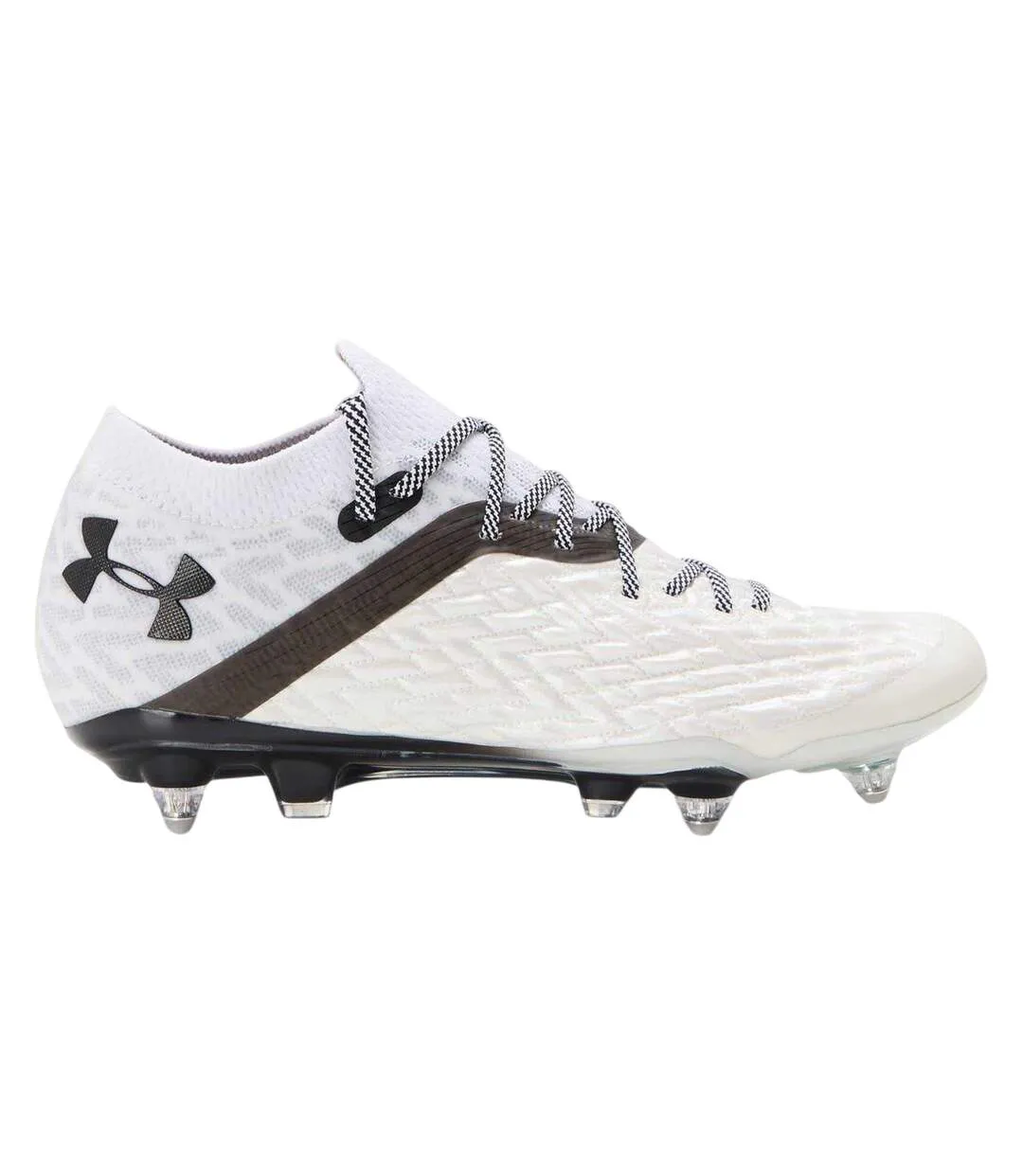 Mens Clone Magnetico Pro Artificial Ground Football Boots White Black Under Armour-1