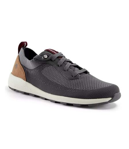 Craghoppers Mens Arneflex Sneakers (Gray/Brown Tan) - UTCG1805