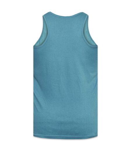 Duke Mens Fabio-2 Muscle Vest (Teal) - UTDC168
