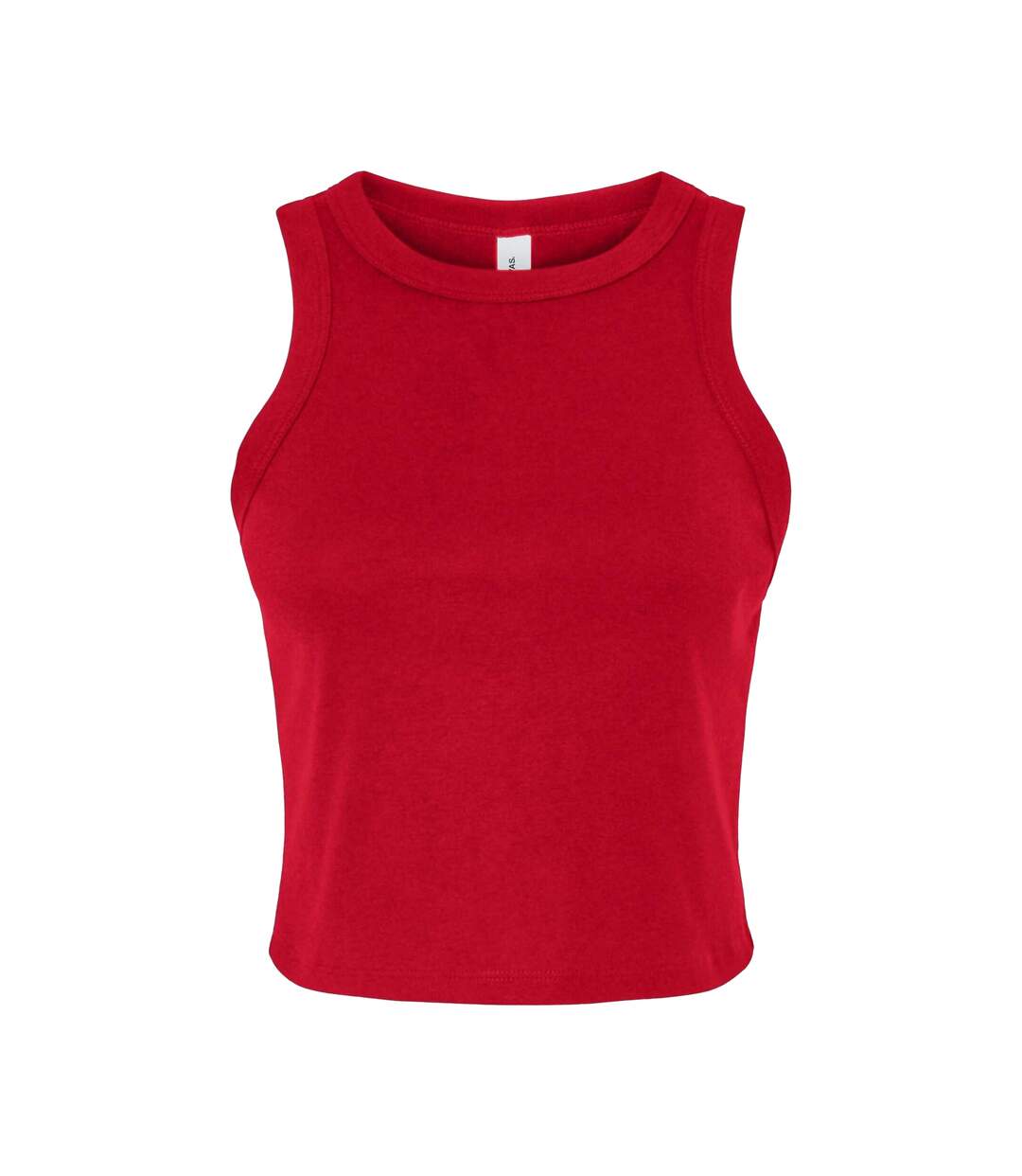 Débardeur Dos Nageur En Microfibres Femmes/ladies Rouge Uni Bella + Canvas-1