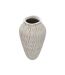 Vase Déco en Résine Stiky 44cm Or & Blanc-2