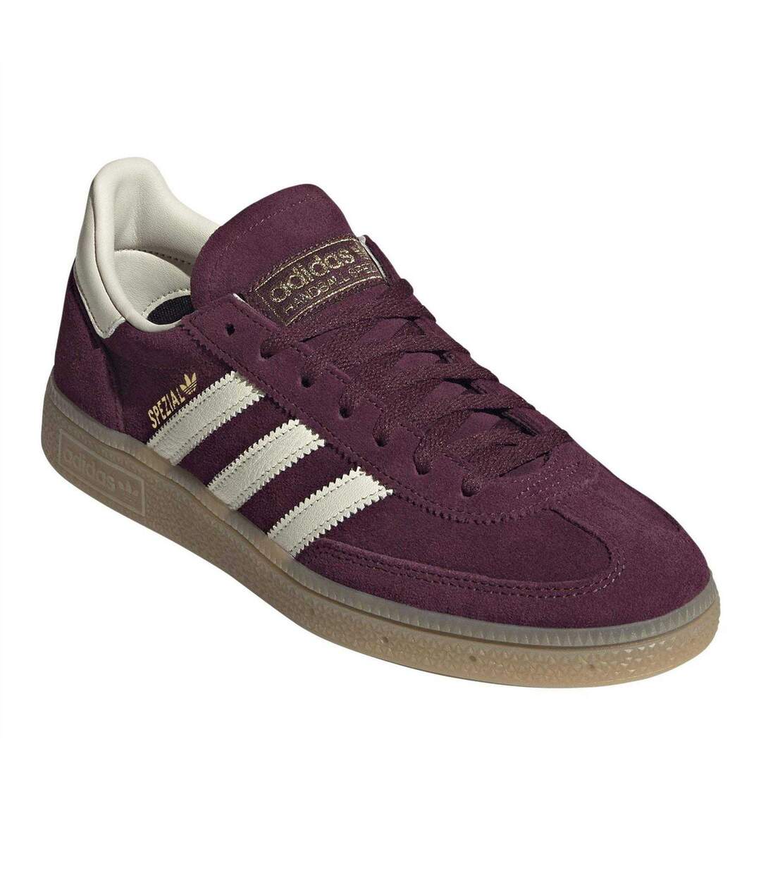 Baskets Handball Spezial Femme Bordeaux Foncé Crème Adidas-4