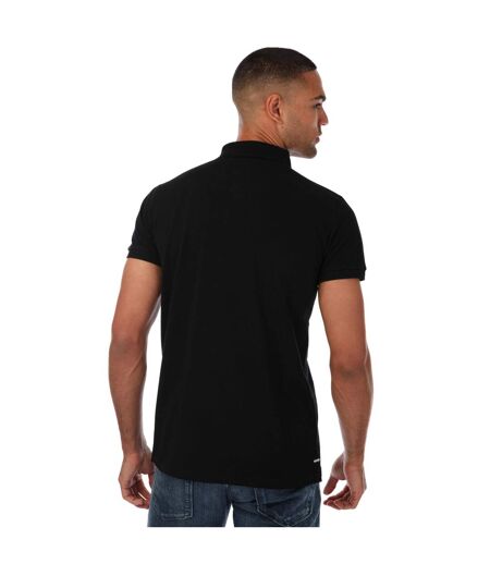 Mens Barnum Polo Shirt Black Weekend Offender