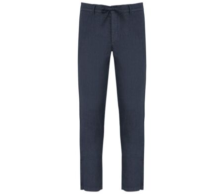 Pantalon en lin - Homme - PATS732 - bleu marine