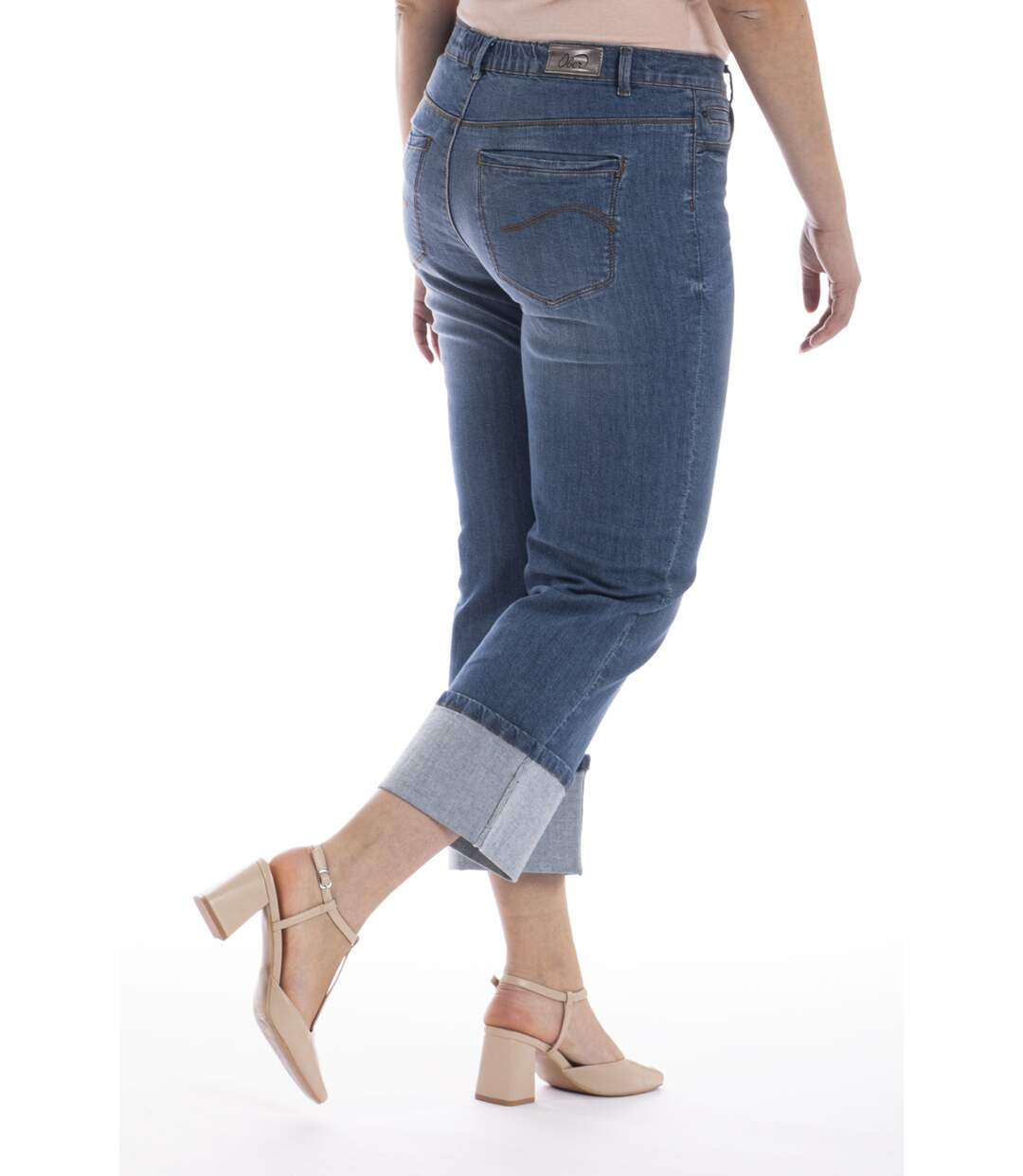Jeans regular avec maxi revers OBHEM1-3