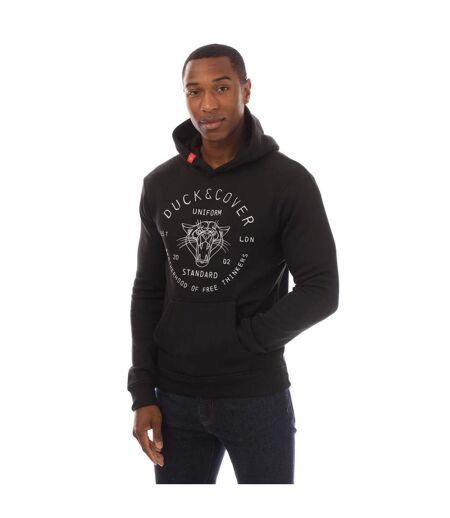 Mens Raylan Hoodie Black Duck And Cover
