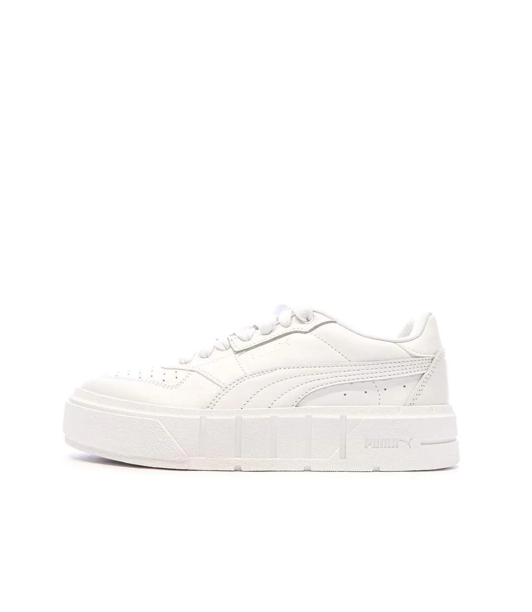 Baskets blanches femme puma puma cali court-1