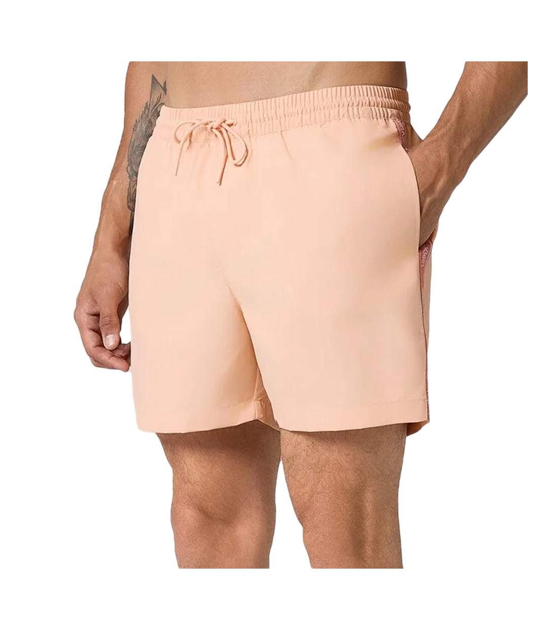 Maillot de bain rose clair homme calvin klein jeans medium - l-1