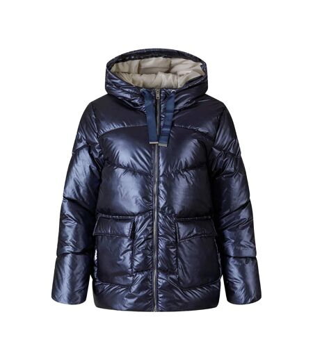 Doudoune Matelassée Motif/style Scintillant Femme Bleu Minoti