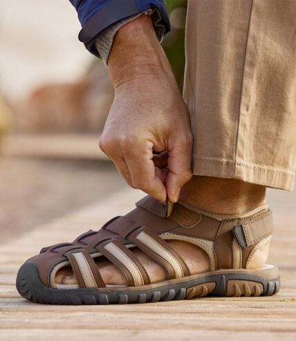Men's Brown Summer Sandals  