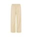Pantalon Femme Écru Couture Club-1