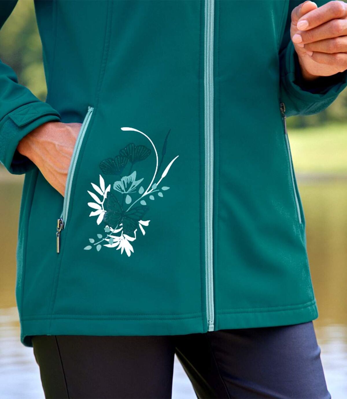 Softshell-Jacke mit Kapuze und Fleecefutter Atlas For Men