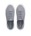 Womens/ladies 2750 Nappa Leather Flat Shoes Blue Superga-3