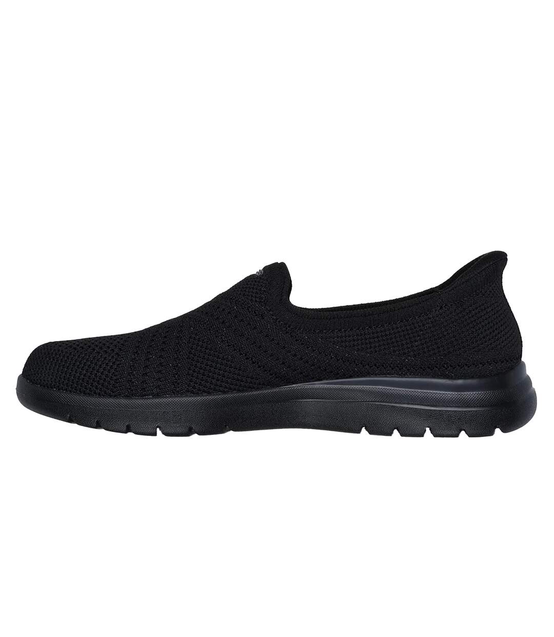 Womens/ladies On The Go Flex Excellency Slip-in Shoes Black Skechers-2