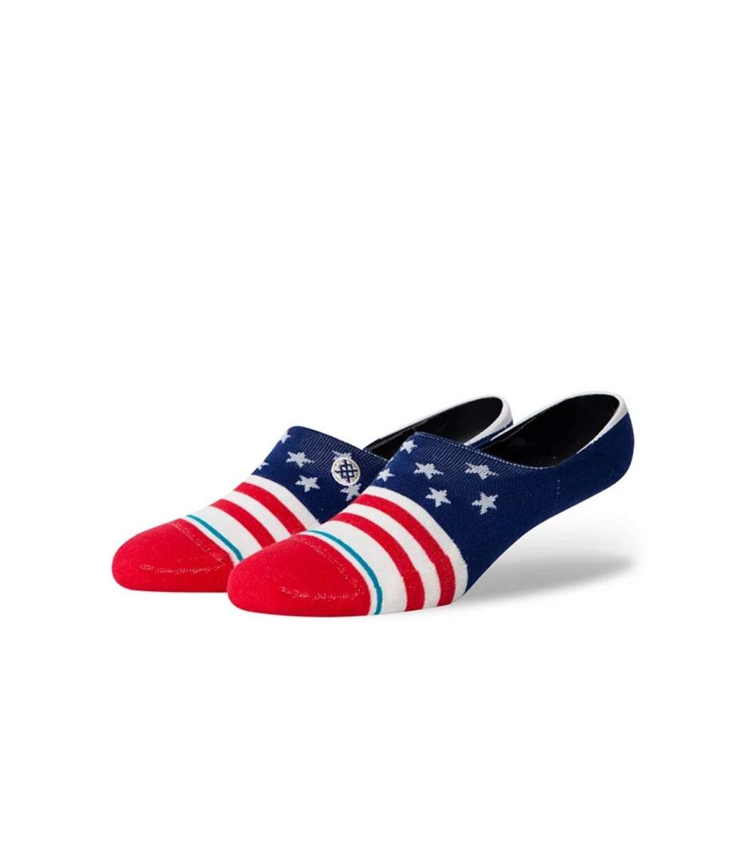 STANCE Invisibles Homme Coton THE FOURTH ST Bleu Blanc Rouge