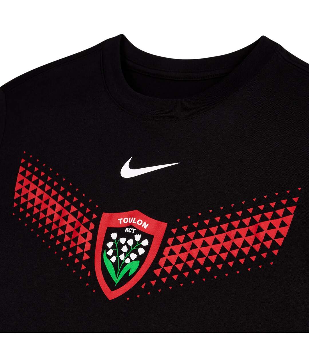 T-shirt Motif/style Imprimé Graphique Rc Toulon Homme Noir Rouge Blanc Nike-4